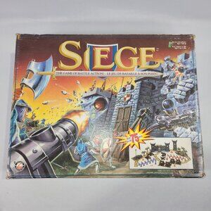 Siege Weapons & Warriors Battle Action Game Vintage 1994 Set by Playtoy